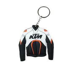 Llavero Chaqueta Ktm Blanco Naranja