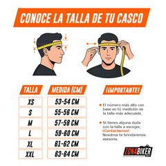 Casco Shaft Pro 615Dv Solid Negro Gris Oscuro Visor Iridium Azul