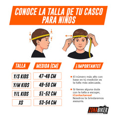 Casco Idx Titan Kids Pixel Bleu Azul Amarillo