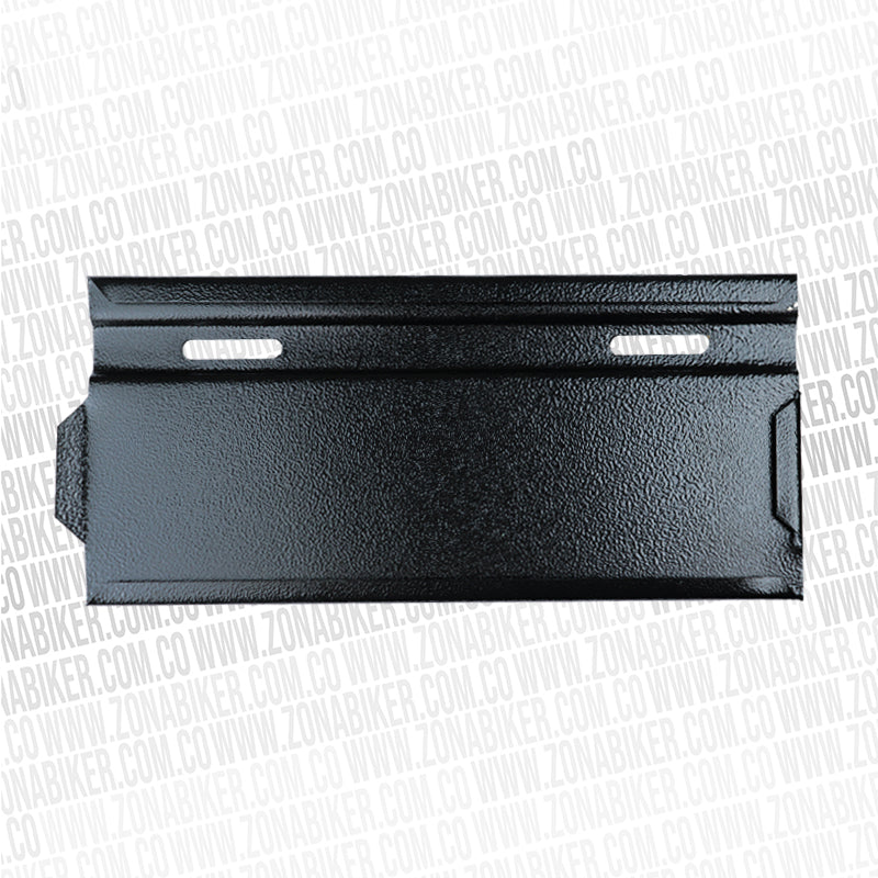 PORTA PLACA LAMINA NEGRO 1