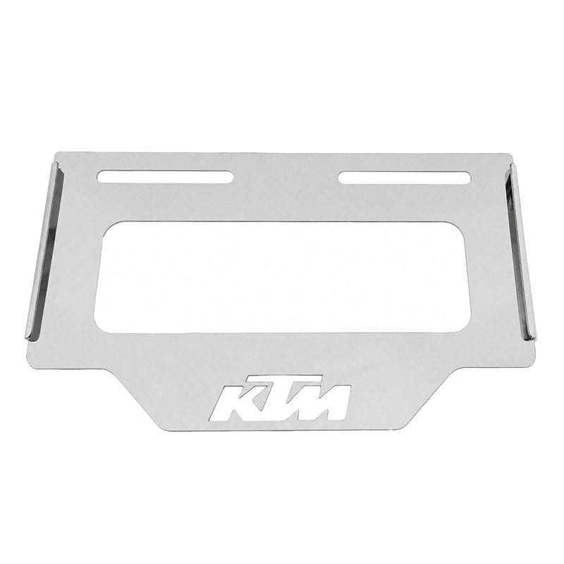 Porta Placa Acero Ktm Troquelado