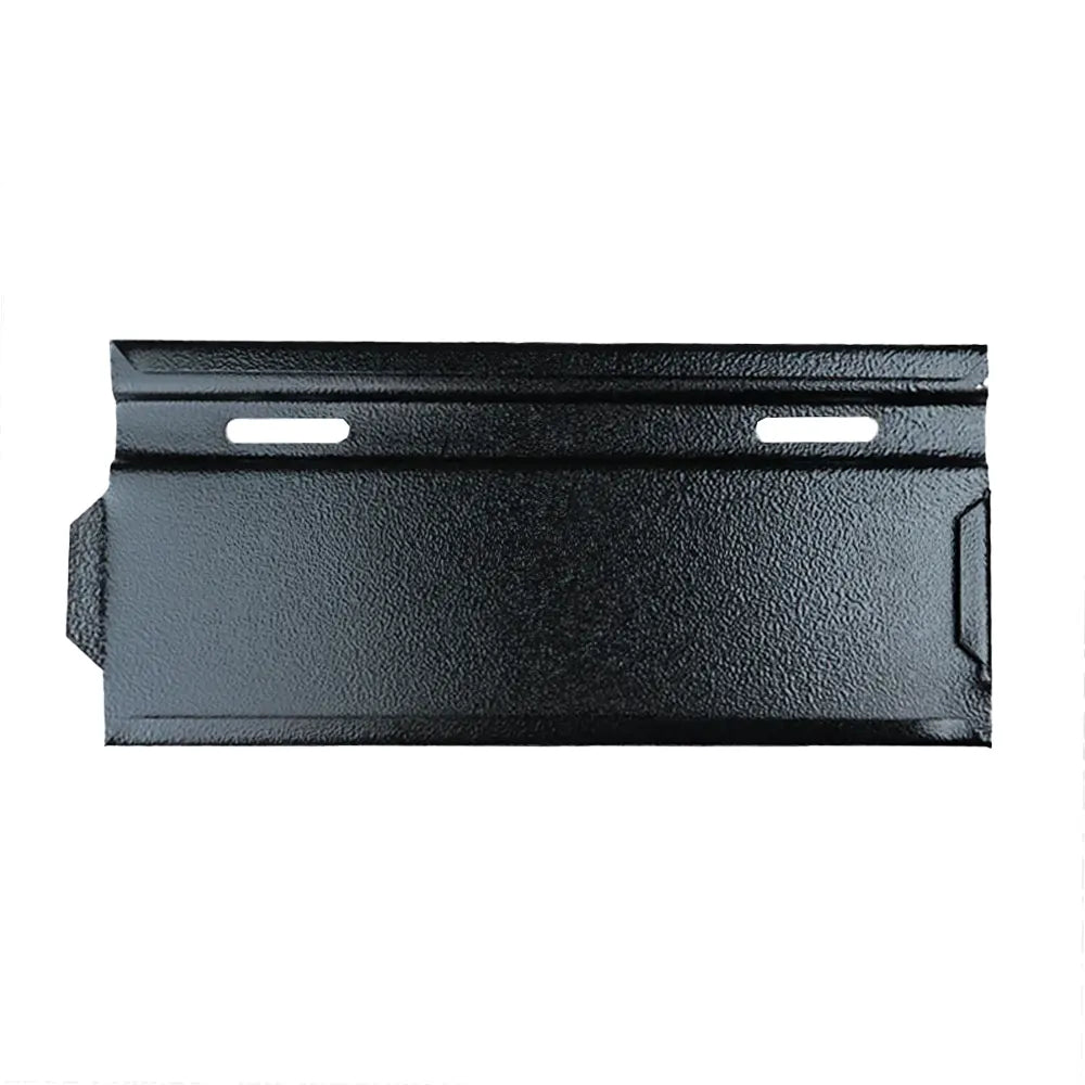 Porta Placa Lamina Acero Negro