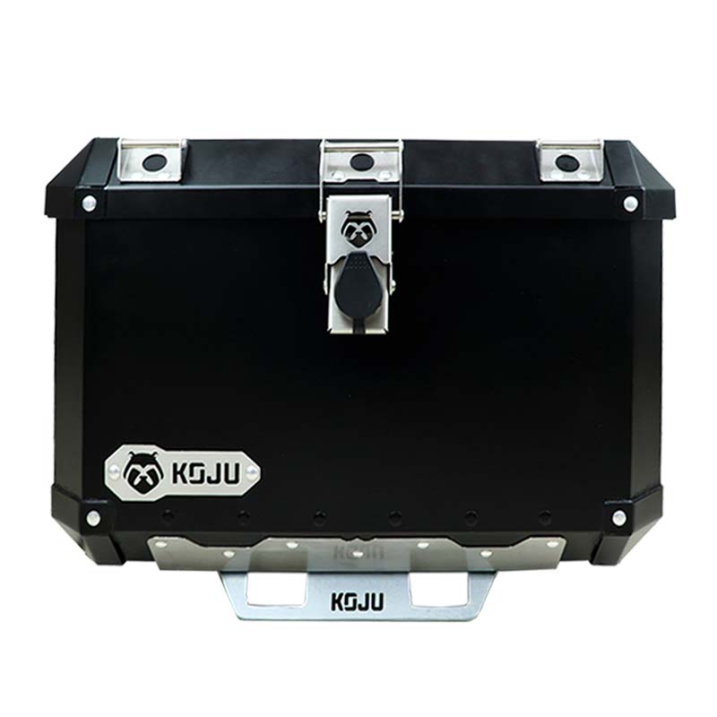 Top Case Koju 47 Litros Aluminio Tapa Negra 1