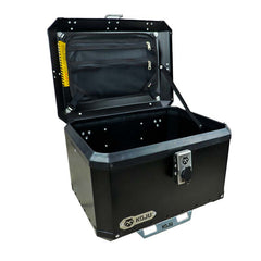 Top Case Koju 47 Litros Aluminio Tapa Negra 2