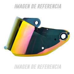 Visor Spartan Mt-V-31B Max Iridium Dorado