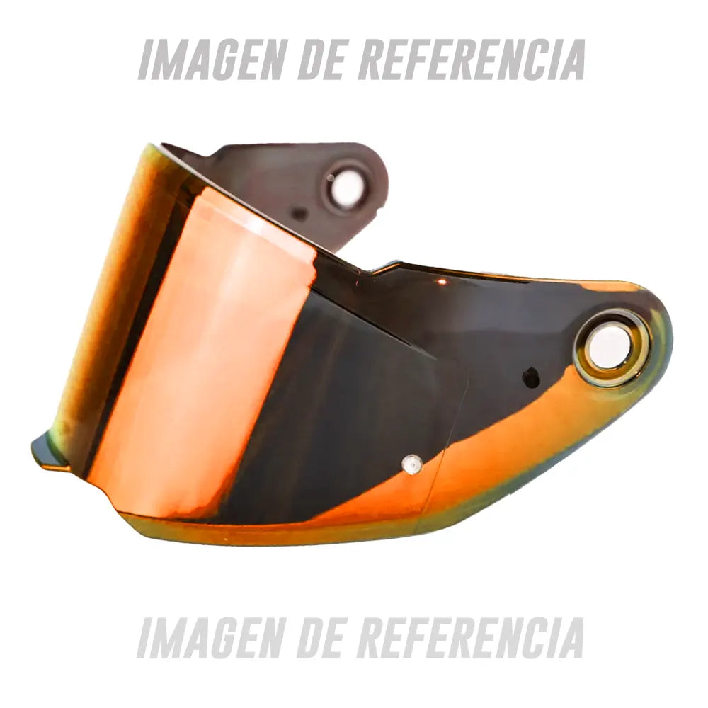 Visor Spartan Mt-V-31B Max Iridium Rojo