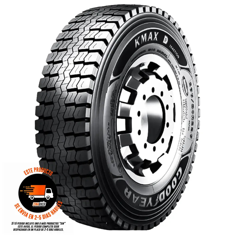Llanta 295/80R22.5 Kmax D Traccion Goodyear - Llantas para carro