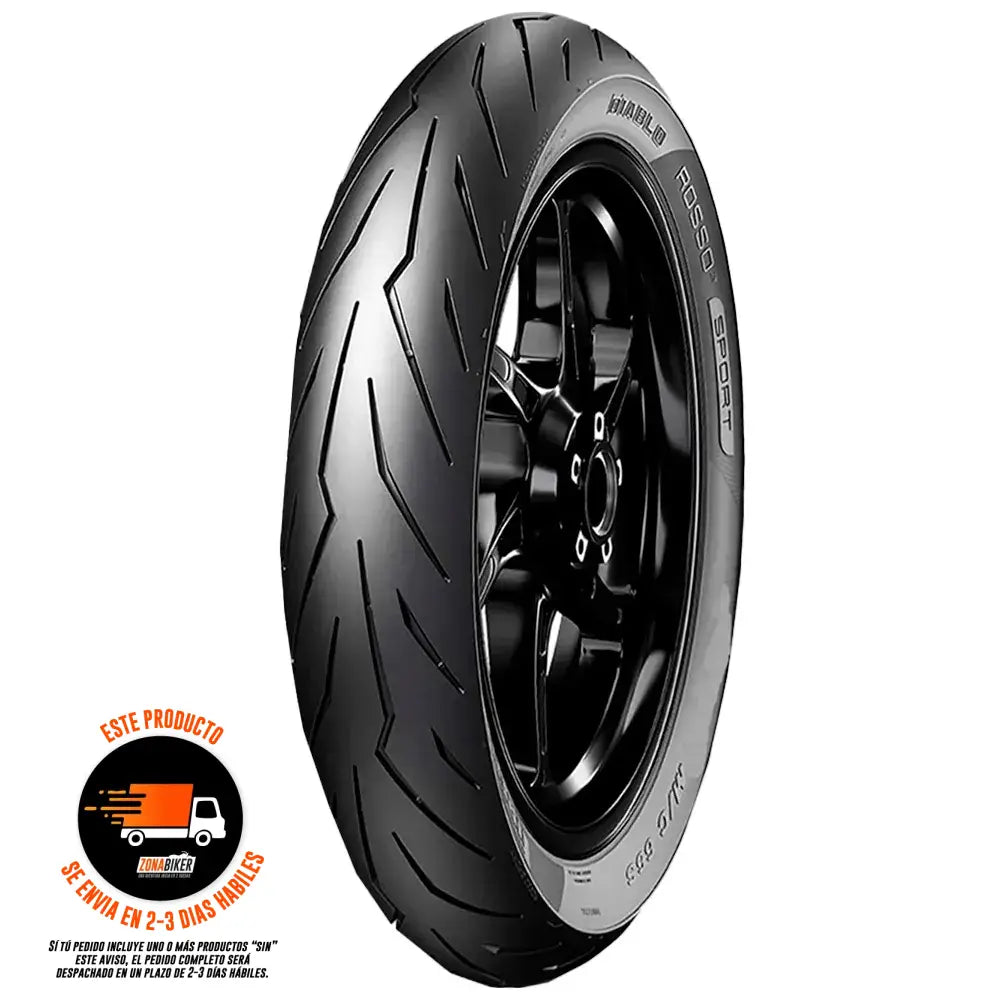 Llanta Pirelli Diablo Rosso Sport 110/70-17 Sellomatic/Neumatico Llantas para motos