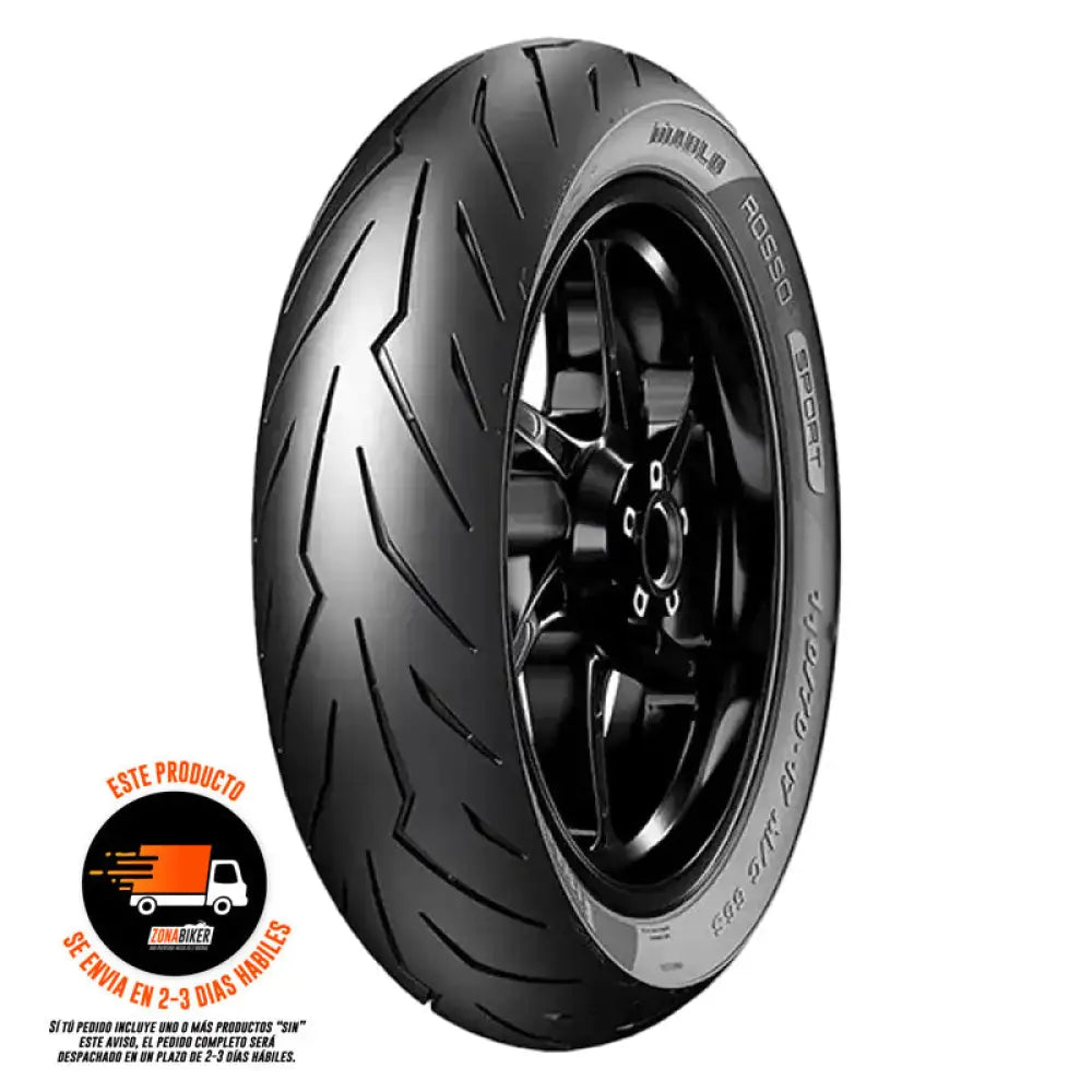 Llanta Pirelli Diablo Rosso Sport 130/70-17 Sellomatic/Neumatico Llantas para motos