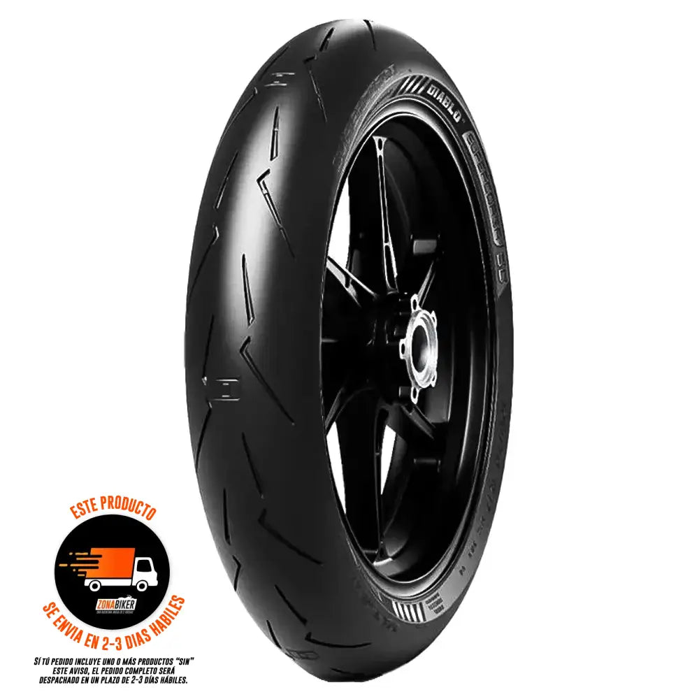 Llanta Pirelli Diablo Super Corsa Sc1 V4 120/70-17 Sellomatic/Neumatico Llantas para motos