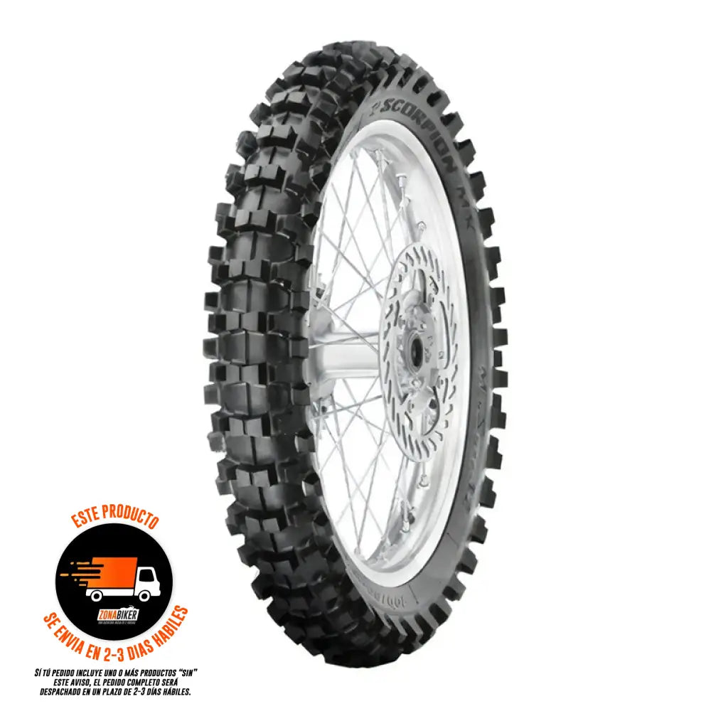 Llanta Pirelli Scorpion Mx Soft32 90/100-14 Neumatico Llantas para motos