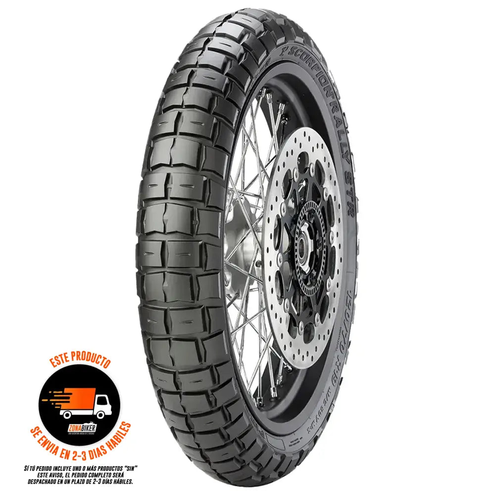 Llanta Pirelli Scorpion Rally Str 110/80-18 Sellomatic/Neumatico Llantas para motos