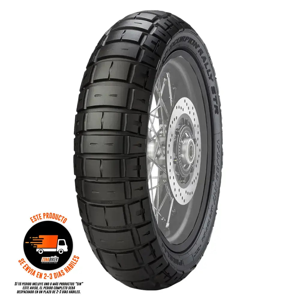 Llanta Pirelli Scorpion Rally Str 150/60-17 Sellomatic/Neumatico Llantas para motos