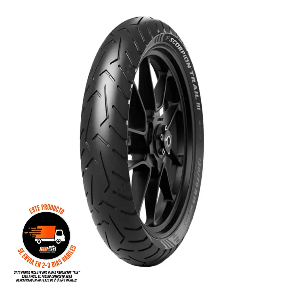 Llanta Pirelli Scorpion Trail 3 120/70-19 Sellomatic/Neumatico Llantas para motos