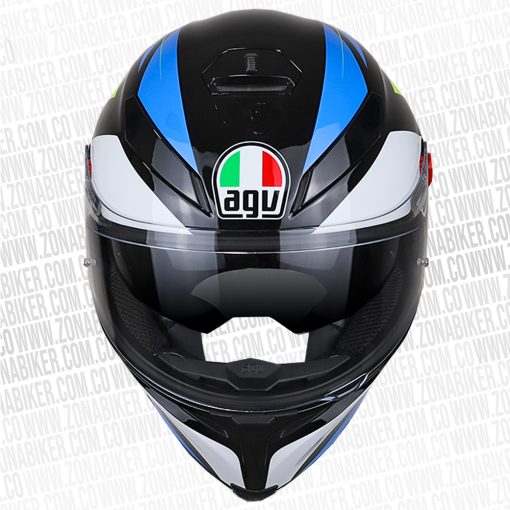 CASCO AGV K5 MULTI CORE AMARILLO AZUL 3 - ZONABIKER LA 21 5