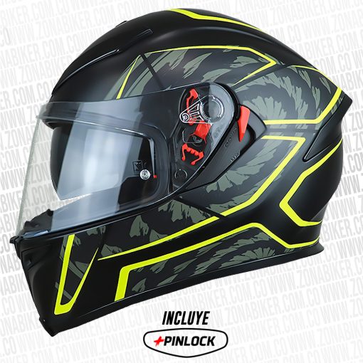 CASCO AGV K5 TORNADO NEGRO AMARILLO 1 2 - ZONABIKER LA 21 3