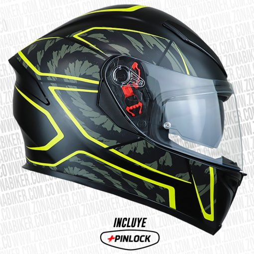 CASCO AGV K5 TORNADO NEGRO AMARILLO 2 - ZONABIKER LA 21 4