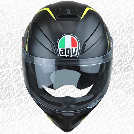 CASCO AGV K5 TORNADO NEGRO AMARILLO 3 - ZONABIKER LA 21 5