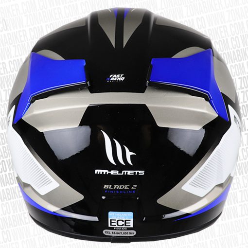 CASCO MT BLADE 2 SV FINISHLINE D7 AZUL 4 - ZONABIKER LA 21 6