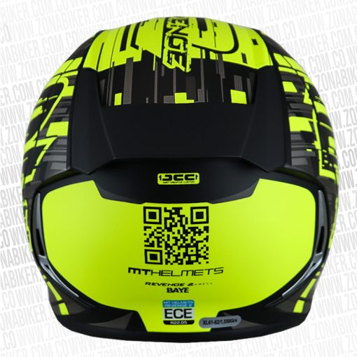 CASCO MT REVENGE 2 BAYE AMARILLO FLUOR 4 - ZONABIKER LA 21 4