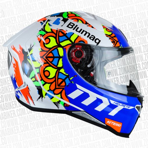 CASCO MT REVENGE 2 MOTO 3 BLANCO 2 - ZONABIKER LA 21 3