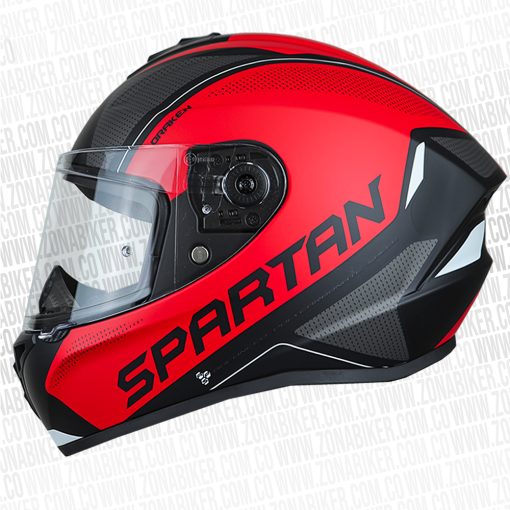 CASCO SPARTAN DRAKEN GEAR ROJO 1 - ZONABIKER LA 21 3