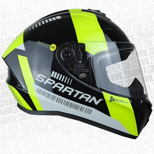 CASCO SPARTAN DRAKEN MP4 AMARILLO 2 - ZONABIKER LA 21 4
