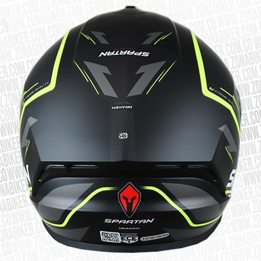 CASCO SPARTAN DRAKEN RINTER AMARILLO 4 - ZONABIKER LA 21 6