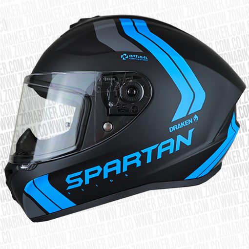 CASCO SPARTAN DRAKEN SLIDE AZUL 1 - ZONABIKER LA 21 3