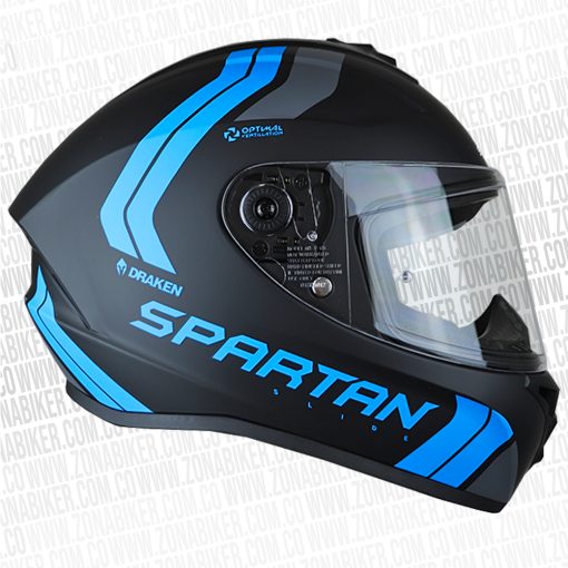 CASCO SPARTAN DRAKEN SLIDE AZUL 2 - ZONABIKER LA 21 4