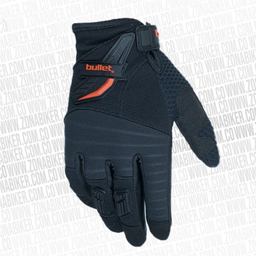 GUANTE BULLET 778 NG RJ - ZONABIKER LA 21 3