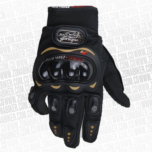 GUANTE PROBIKER LARGO PROTEC NEGRO - ZONABIKER LA 21 3
