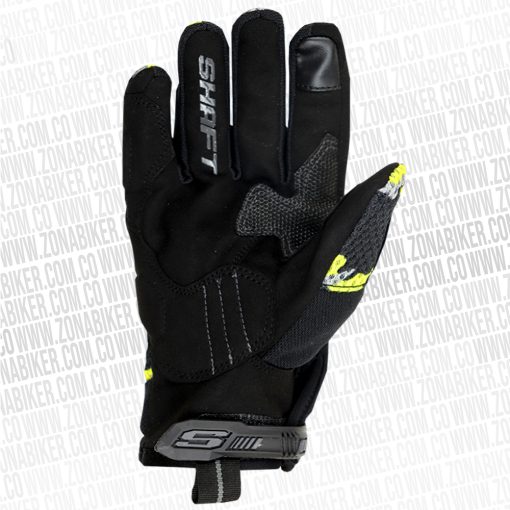 GUANTE SHAFT MES NEGRO AMARILLO 3 - ZONABIKER LA 21 4