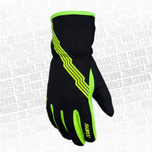 Guantes Impermeable San 02 Negro Amarillo Neon - ZONABIKER LA 21 3