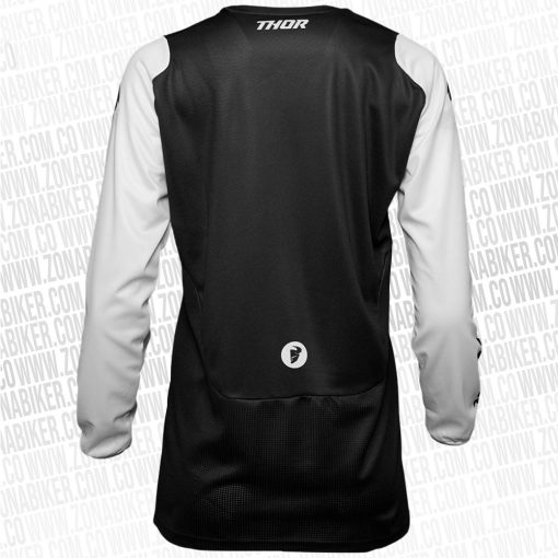 JERSEY MUJER THOR PULSE RACER NEGRO FUCSIA1 - ZONABIKER LA 21 4