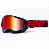 LENTE 100 STRATA AZUL OSCURO LENTE ROJO - ZONABIKER LA 21 1