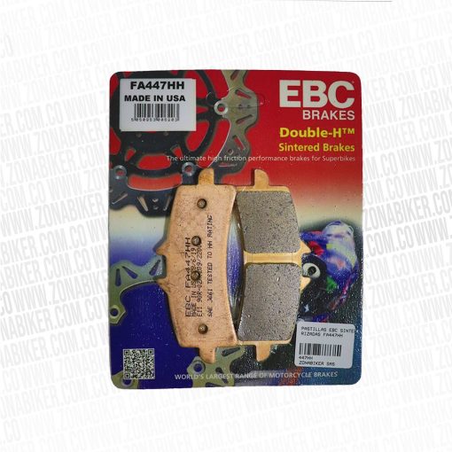 PASTILLAS EBC SINTERIZADAS FA447HH - ZONABIKER LA 21 3