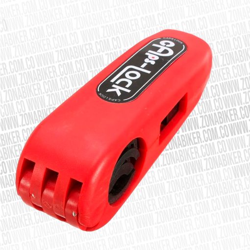 CANDADO MANUBRIO CAPS LOCK ROJO 2 - ZONABIKER LA 21 4
