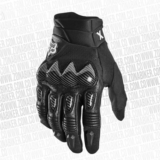 GUANTES FOX BOMBER NEGROS 1 - ZONABIKER LA 21 3