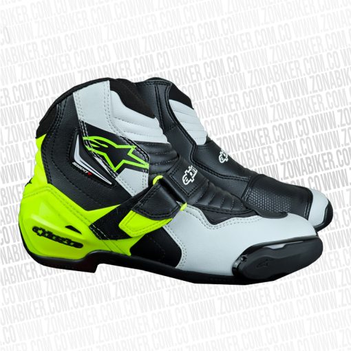 BOTAS ALPINESTARS SMX 1 NEGRA BLANCA AMARILLA 1 - ZONABIKER LA 21 3