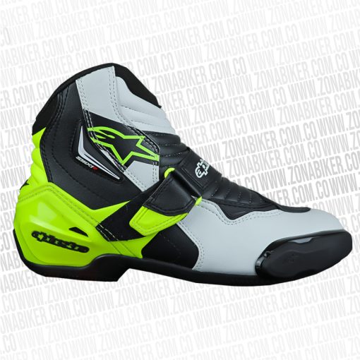 BOTAS ALPINESTARS SMX 1 NEGRA BLANCA AMARILLA 2 - ZONABIKER LA 21 4