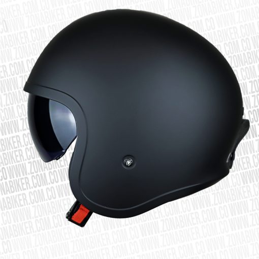 CASCO LS2 599 SPITFIRE SOLID NEGRO 1 - ZONABIKER LA 21 3