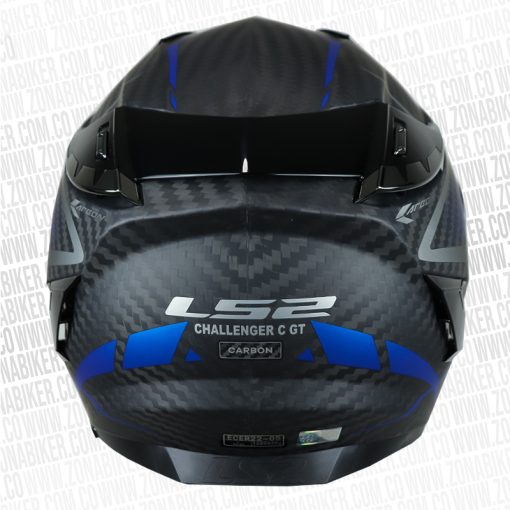 CASCO LS2 327 CHALLEN CT2 KONIC NEGRO AZUL 4 - ZONABIKER LA 21 6