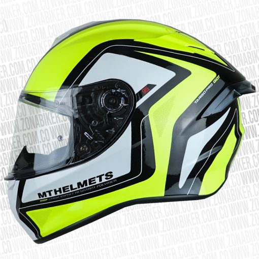 CASCO MT TARGO PRO GOT A3 AMARILLO FLUORESCENTE 1 - ZONABIKER LA 21 3