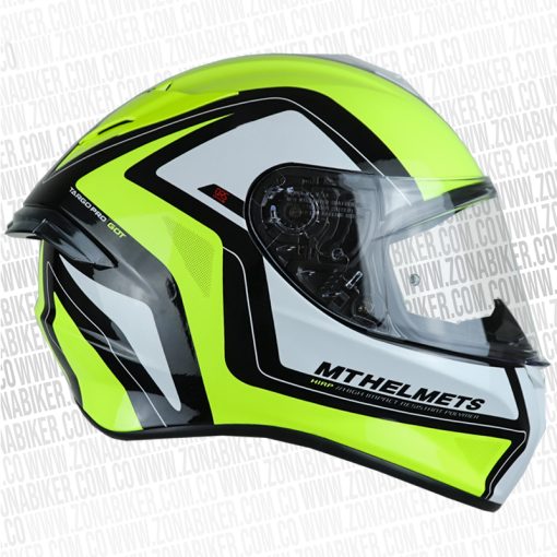 CASCO MT TARGO PRO GOT A3 AMARILLO FLUORESCENTE 2 - ZONABIKER LA 21 4