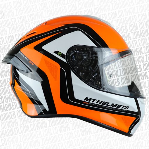 CASCO MT TARGO PRO GOT A4 NARANJA FLUORESCENTE 2 - ZONABIKER LA 21 4