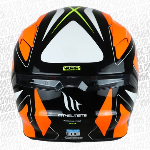 CASCO MT TARGO PRO GOT A4 NARANJA FLUORESCENTE 4 - ZONABIKER LA 21 6
