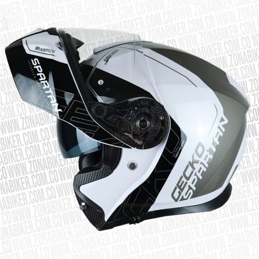CASCO SPARTAN GECKO SV BEKOG GRIS 1 - ZONABIKER LA 21 3