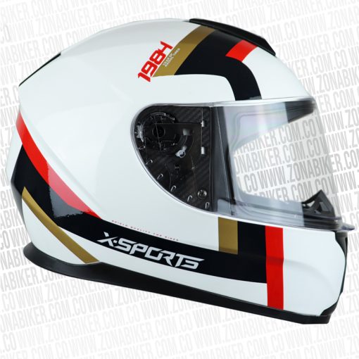 CASCO X SPORTS M66 EURO BLANCO AZUL 2 - ZONABIKER LA 21 4