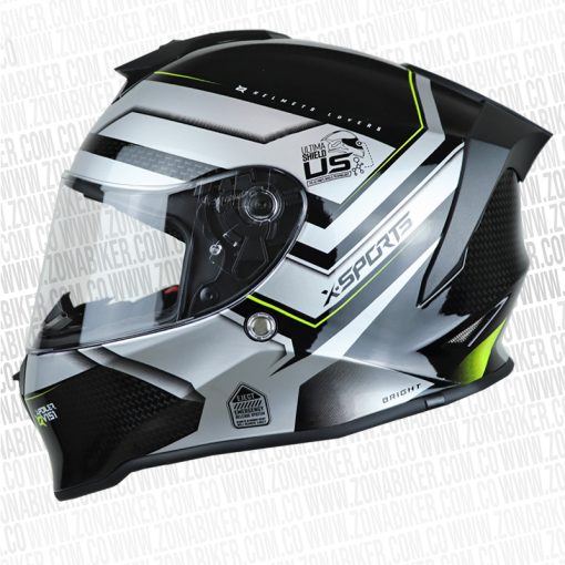 CASCO X SPORTS V151 BRIGTH NEGRO AMARILLO 1 - ZONABIKER LA 21 3